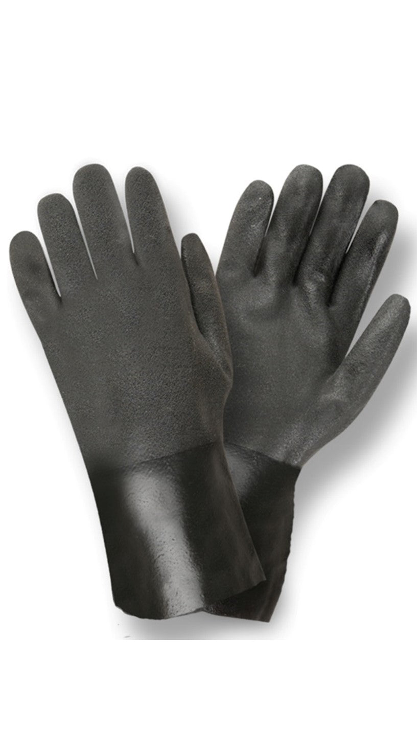 Supported, PVC, Double Dipped, Sandpaper, Glove Summit Safety