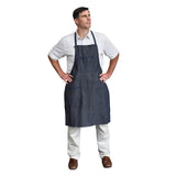 Apron, Denim, Sewn Ties, Two Pockets