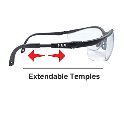 Safety Glasses, Red/White/Blue